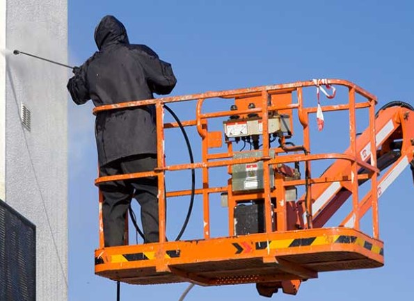 Commercial pressure washing