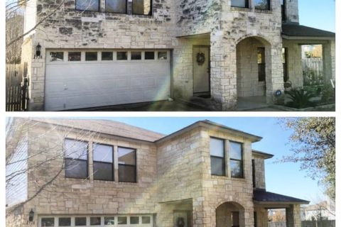Power Washing the House in Austin, TX