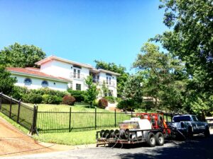 Pressure Washing Luxury Home Austin Texas